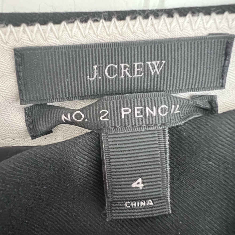 J Crew No. 2 Pencil skirt in black